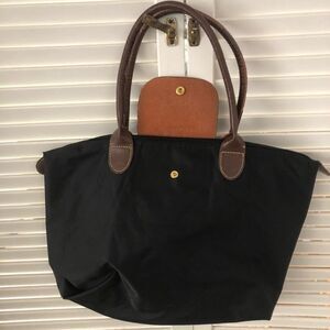 Large Shoulder Tote Bag Black